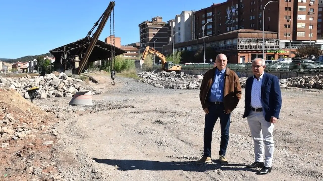 Las obras de los aparcamientos del centro de Cuenca superan el 30% de ejecución