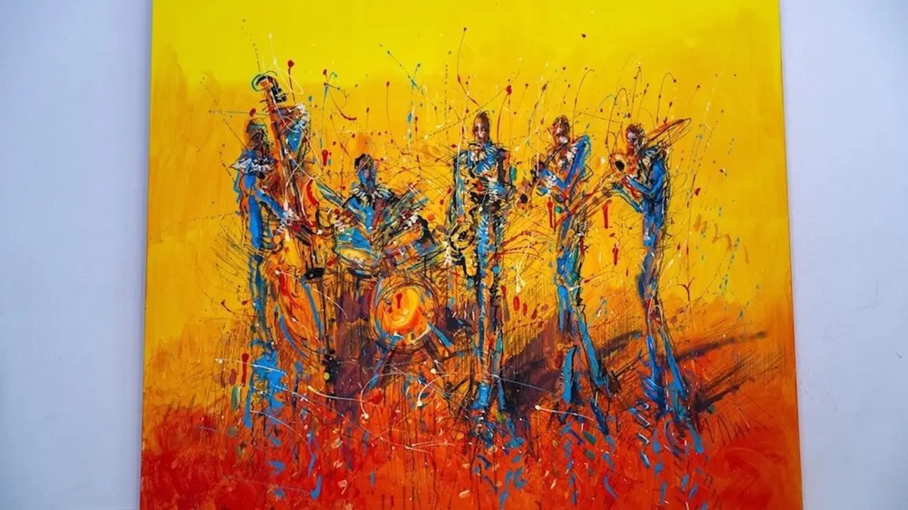 El Greco como un músico de jazz, el homenaje del artista mexicano Jazzamoart a Toledo