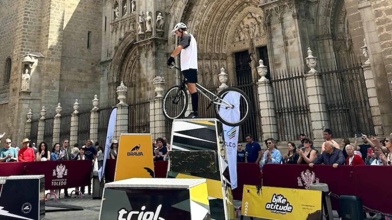 Toledo reúne el fin de semana a los mejores ciclistas de trial en una exhibición