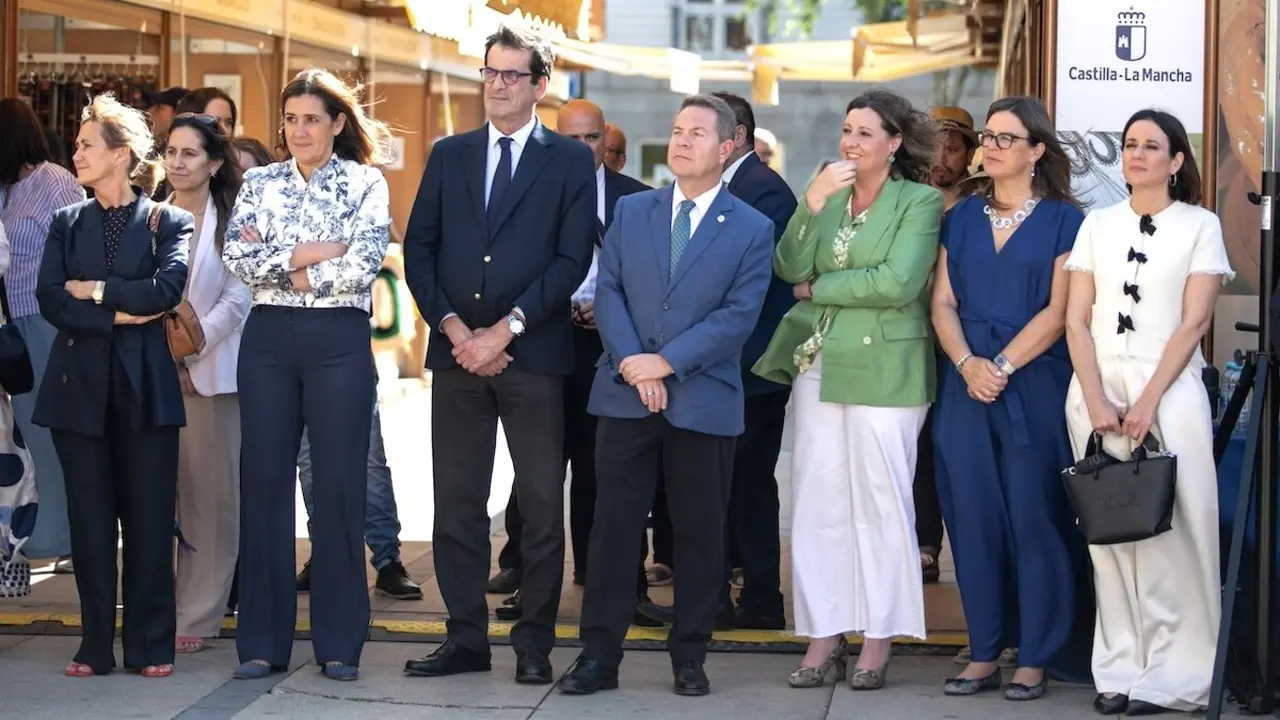 El presidente de Castilla-La Mancha, Emiliano García-Page, ha inaugurado la Feria FARCAMA Primavera Porto 2025 en Oporto (Portugal)