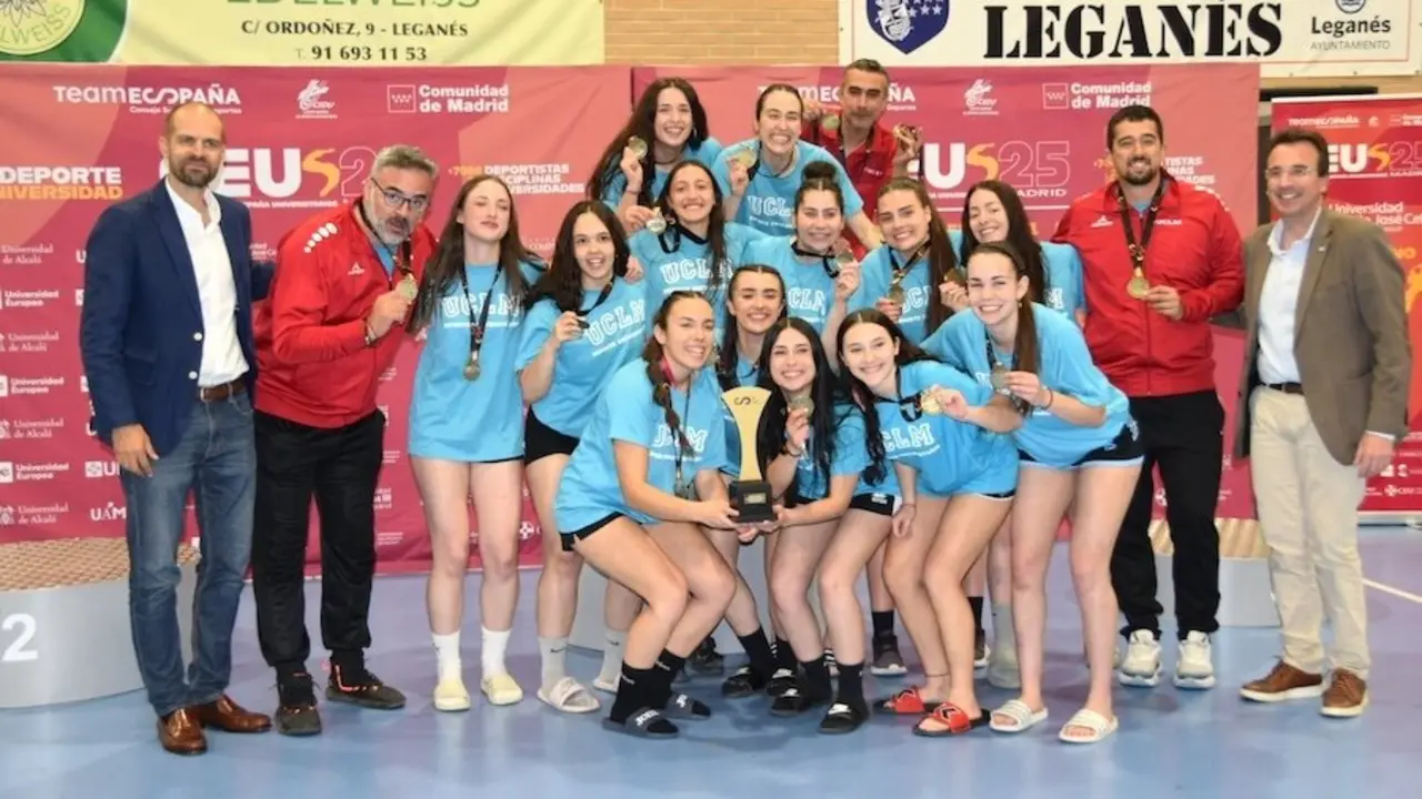 La Universidad de Castilla-La Mancha (UCLM), campeona de España de balonmano