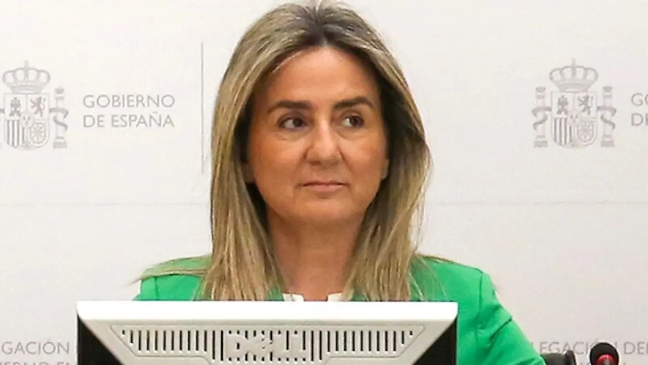 La delegada del Gobierno en Castilla-La Mancha, Milagros Tolón, este miércoles en un acto en Toledo