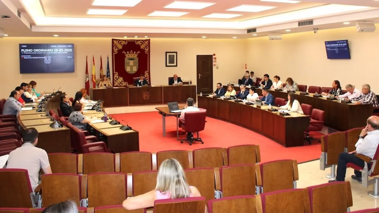 En la imagen un instante del Pleno del Ayuntamiento de Albacete celebrado este jueves en el Consistorio