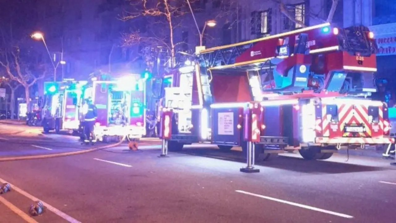 bomberos, incendio, fuego,