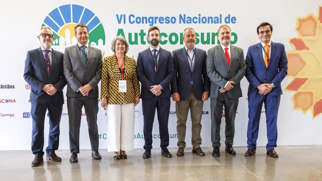 La consejera de Desarrollo Sostenible, Mercedes Gómez, inaugura el VI Congreso Nacional de Autoconsumo de APPA Renovables (Asociación de Empresas de Energías Renovables) que se celebra en el Palacio de Congresos de Toledo