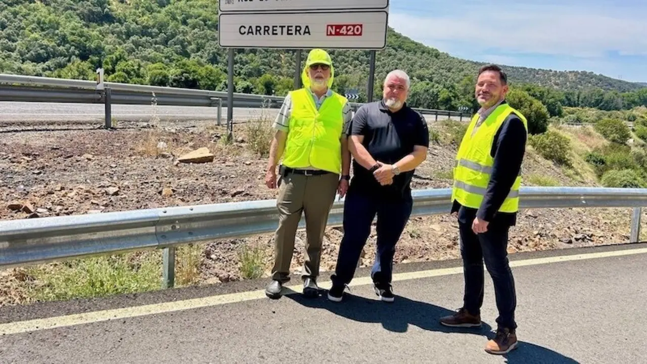 Concluidas las obras de mejora de la carretera N-420 en la provincia de Ciudad Real
