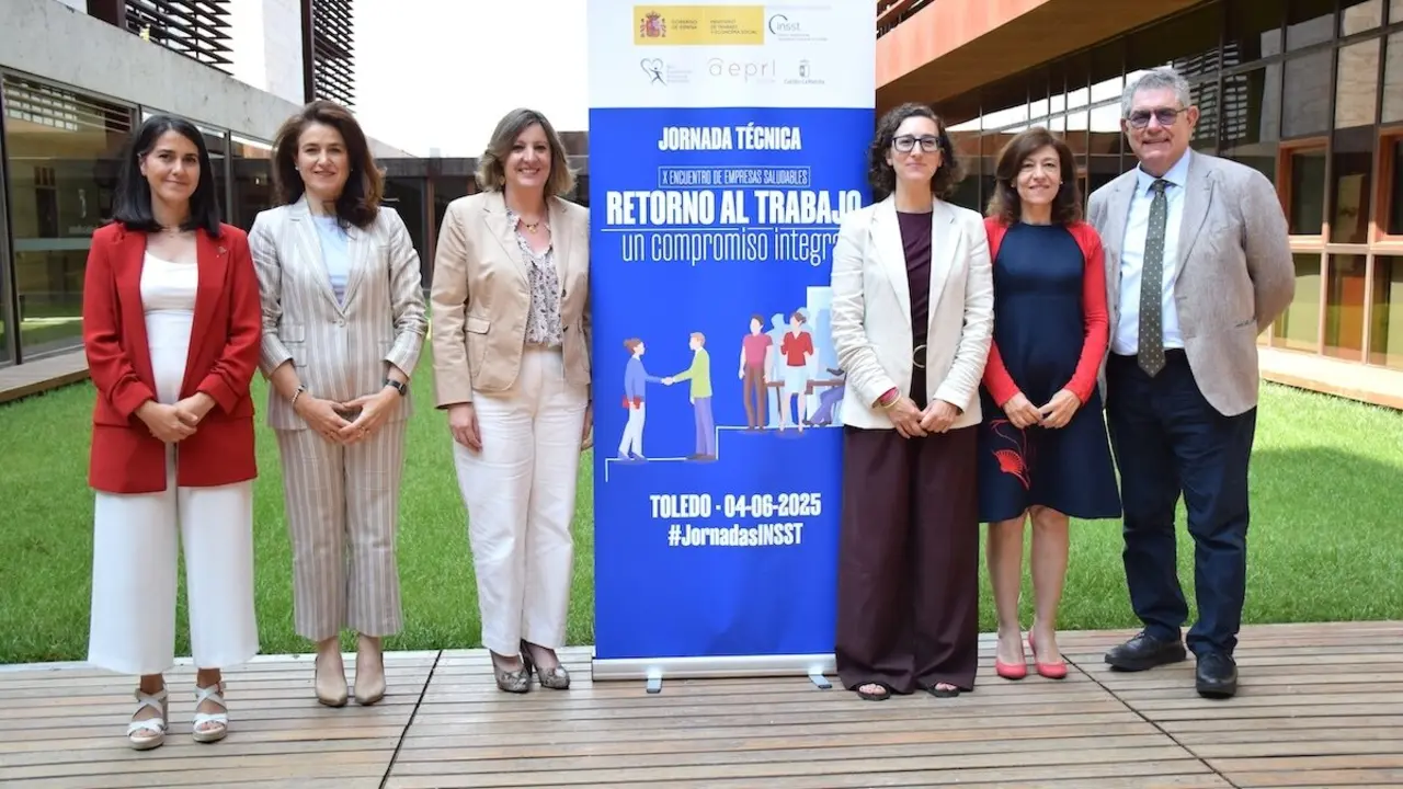 La consejera de Economía, Empresas y Empleo, Patricia Franco, ha inaugurado el X Encuentro Abierto de la Red Española de Empresas Saludables en Toledo
