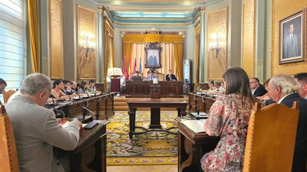 En la imagen un instante del Pleno de la Diputación de Albacete celebrado este jueves en el Palacio Provincial