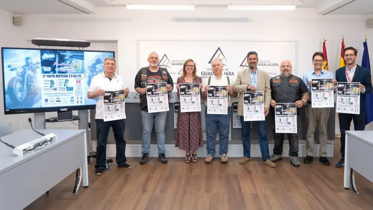 Una ruta motera de 145 kilómetros recorrerá La Alcarria y el Alto Tajo el día 21