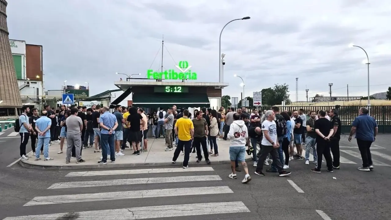 Los trabajadores de Fertiberia retoman las jornadas de huelga contra el ERE