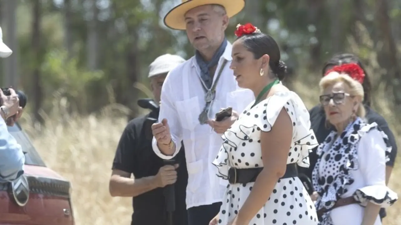 En la imagen de archivo Anabel Pantoja hace unos días en El Rocío