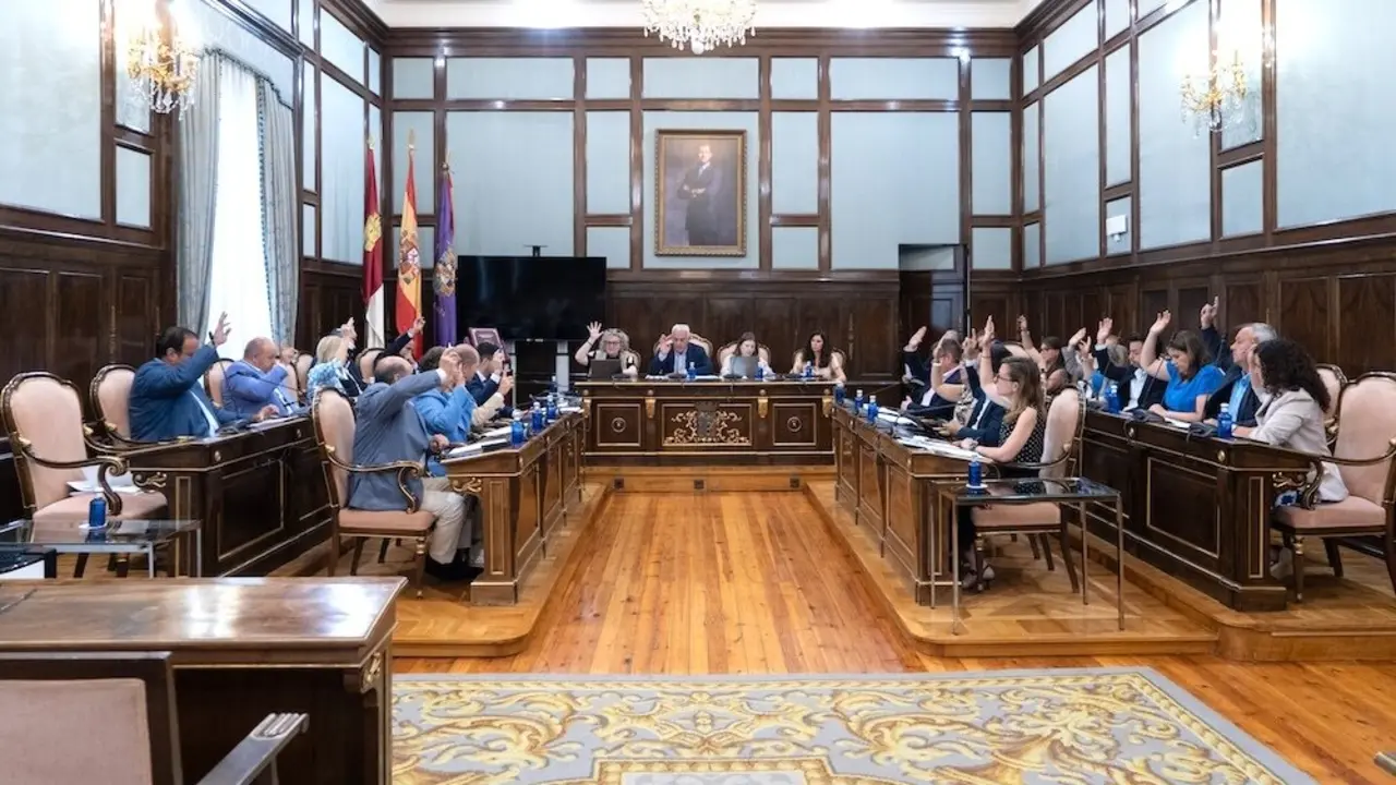 En la imagen un instante del Pleno de la Diputación de Guadalajara celebrado este viernes en el Palacio Provincial