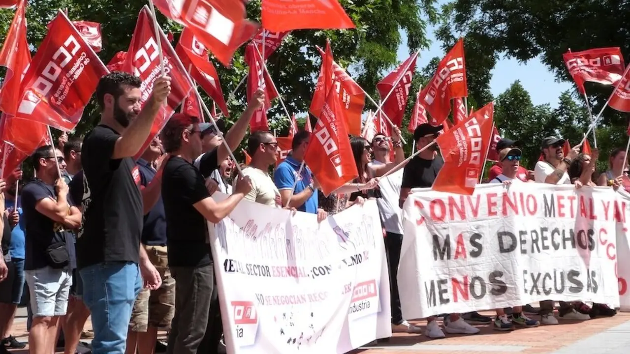 El sector del metal de Toledo irá a la huelga si no se avanza en "un convenio digno"