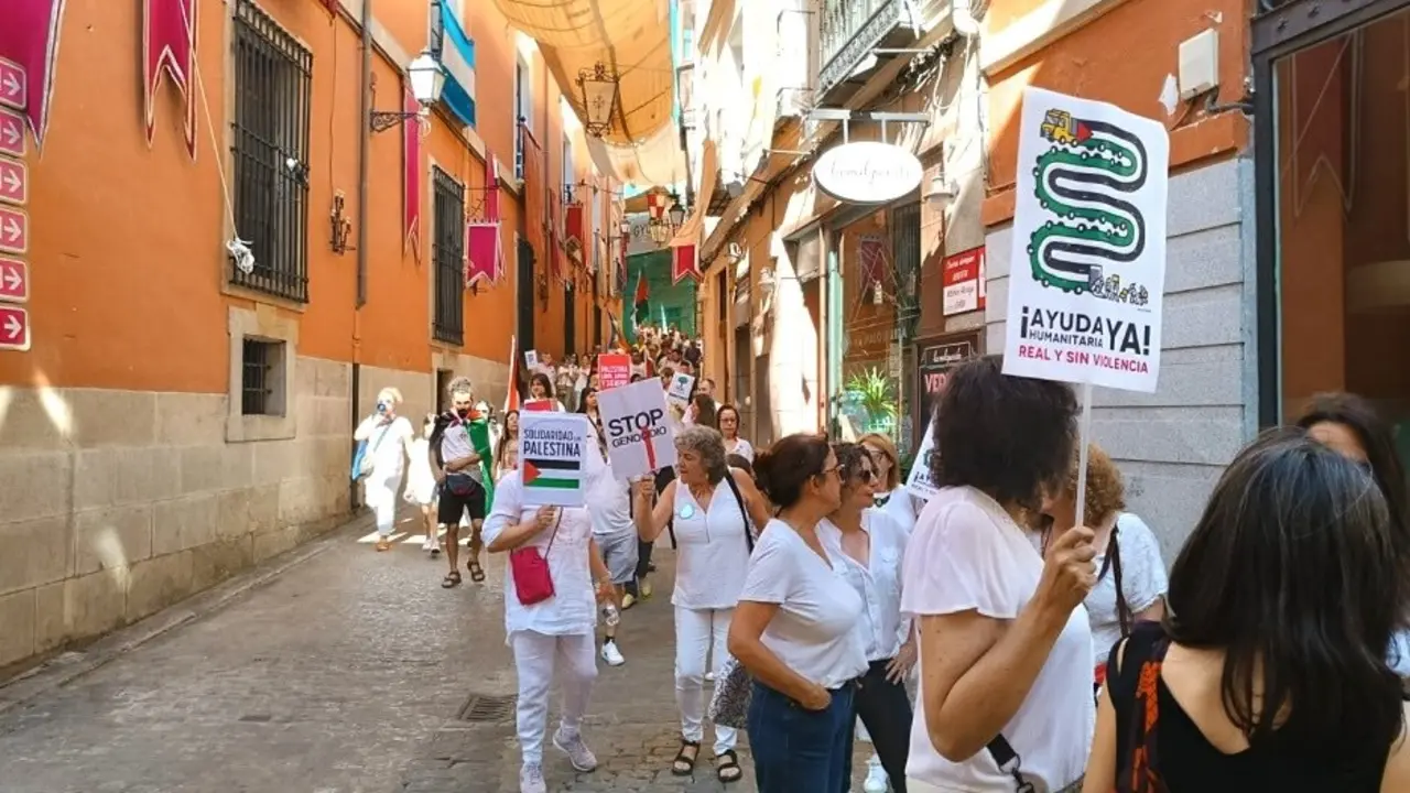 Toledo reivindica su pasado de 'Ciudad de las Tres Culturas' para pedir paz en Palestina - Fotografía: CMM