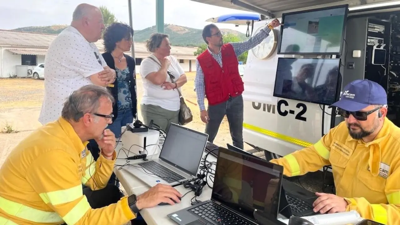 La Junta fortalece la coordinación regional en incendios forestales con un ejercicio