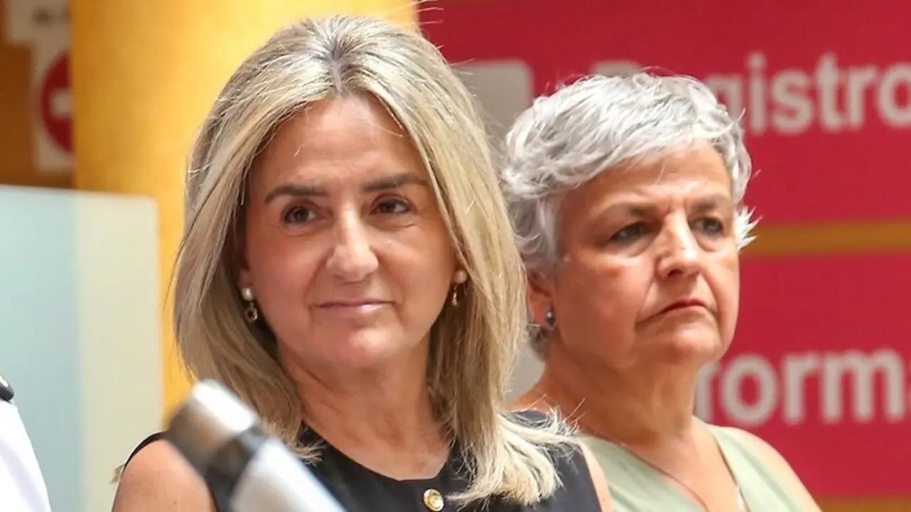 La delegada del Gobierno en Castilla-La Mancha, Milagros Tolón, este lunes en un acto en Cuenca