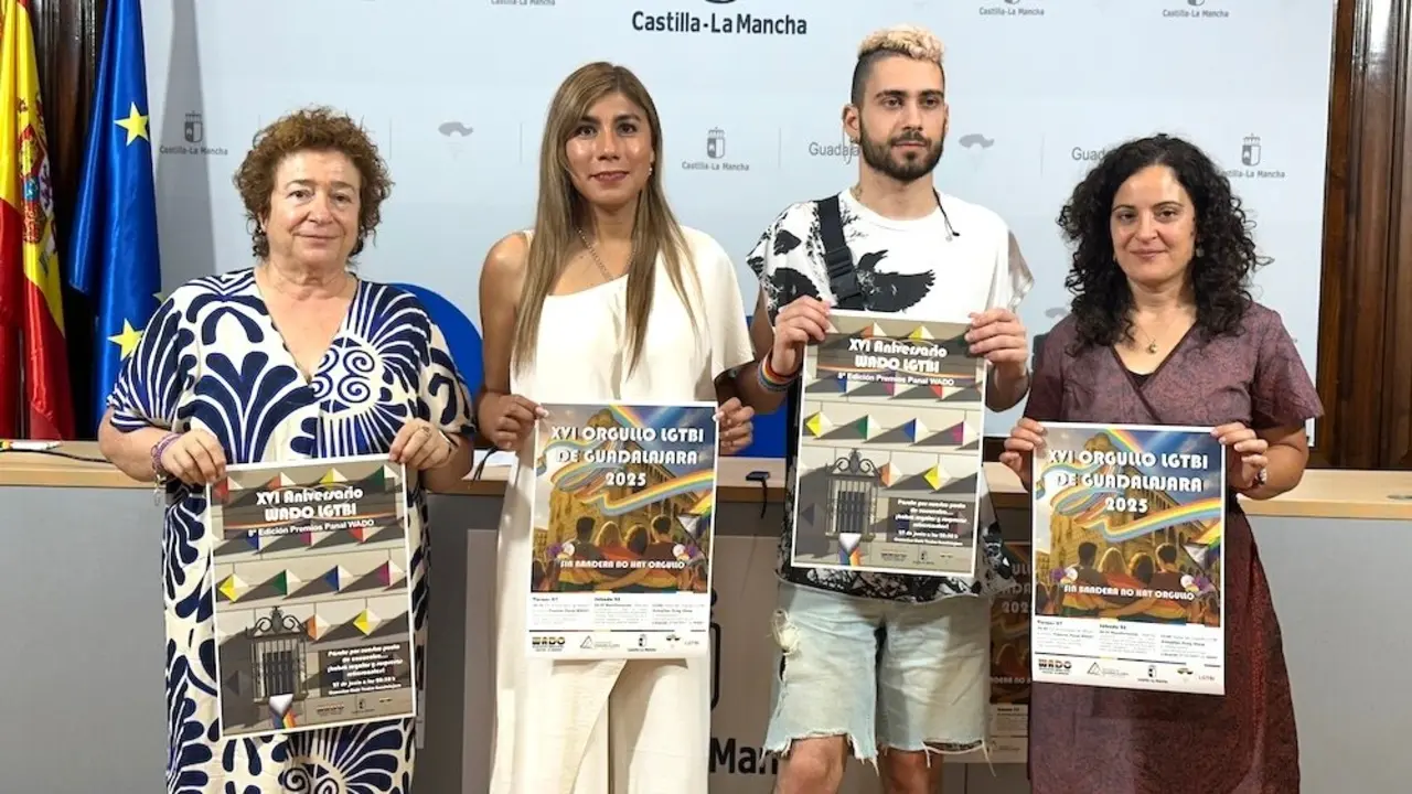 Junta y Diputación suman esfuerzos para celebrar el XVI Orgullo de Guadalajara