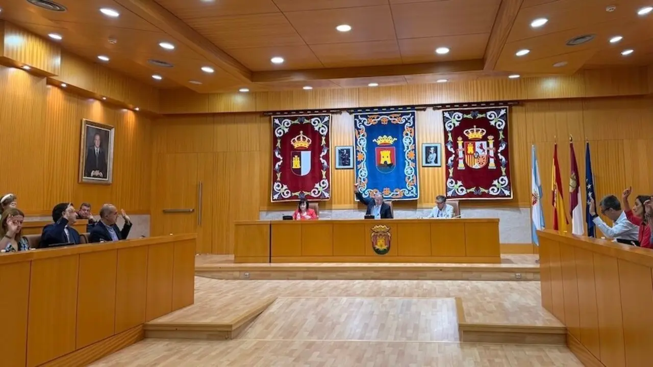 En la imagen un instante del Pleno del Ayuntamiento de Talavera de la Reina celebrado este viernes