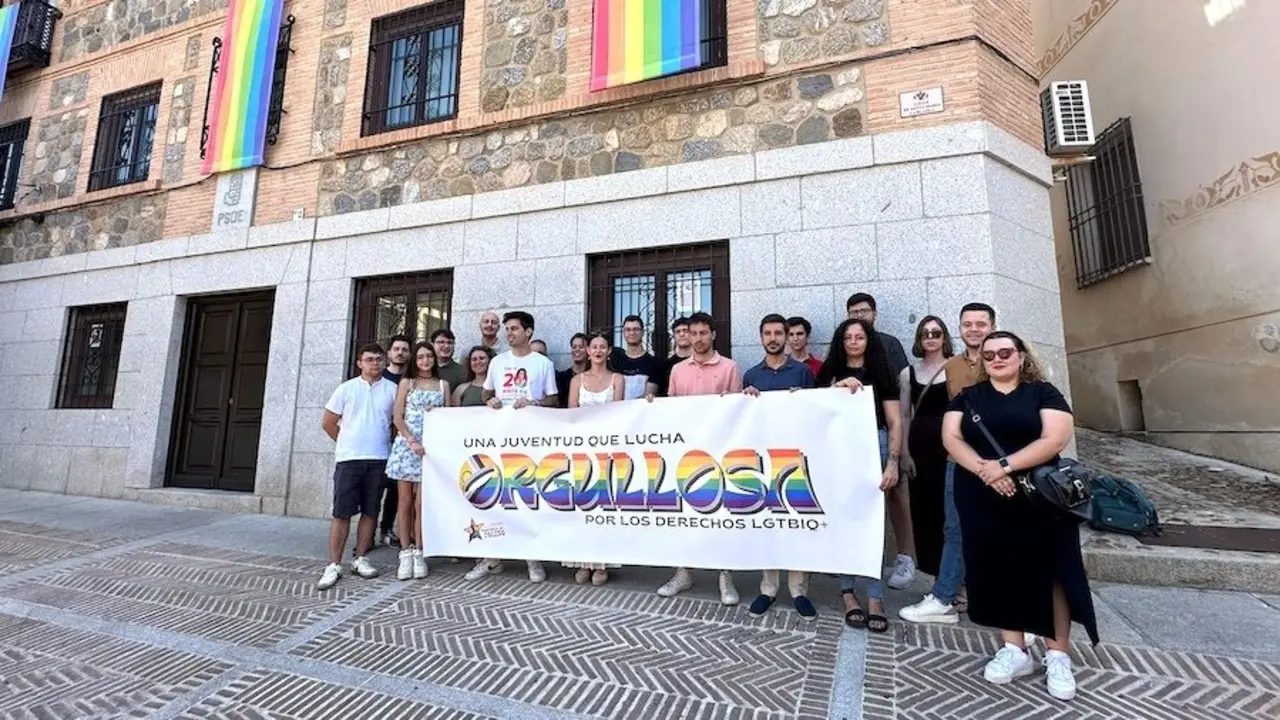 El diputado regional del PSOE y secretario general de Juventudes Socialistas en la región, Álvaro Toconar, ha participado este sábado en el Comité Provincial de JJSS en Toledo