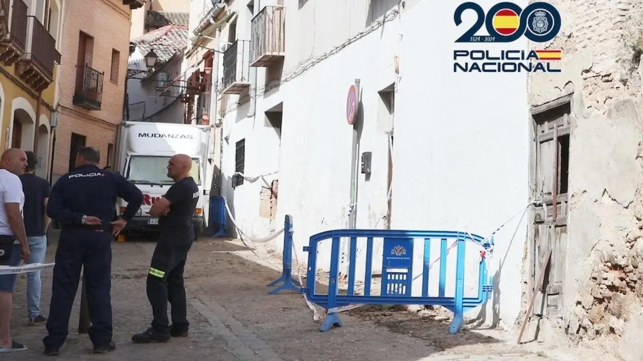 Detenido el autor del incendio provocado en una casa ocupada del Casco de Toledo