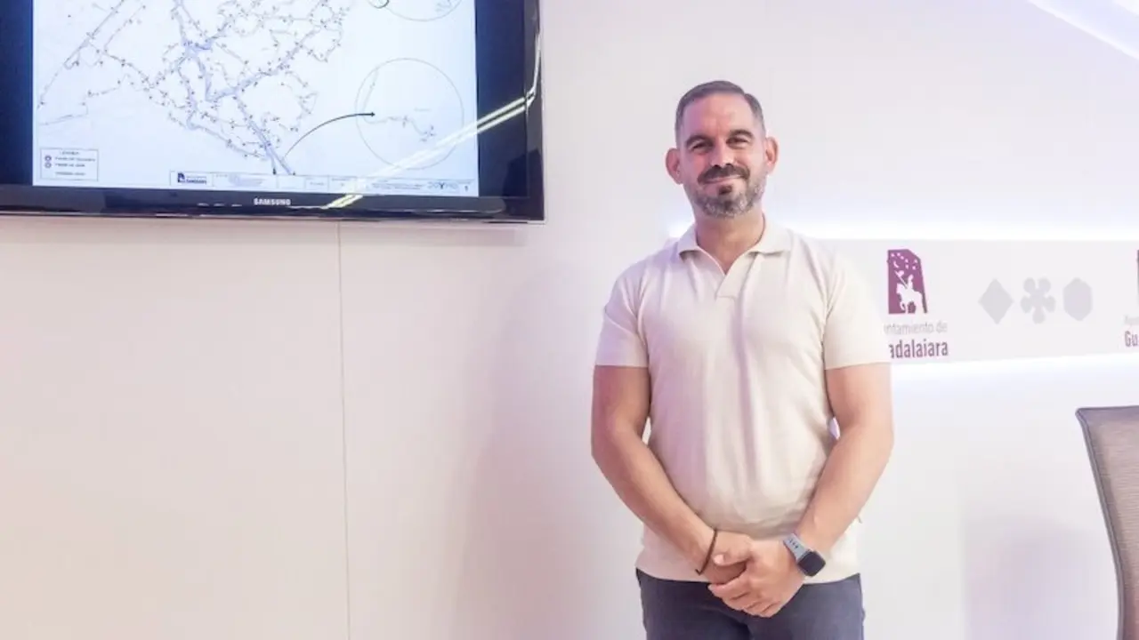 El concejal de Infraestructuras y cuarto teniente de alcalde en Guadalajara, Santiago López Pomeda