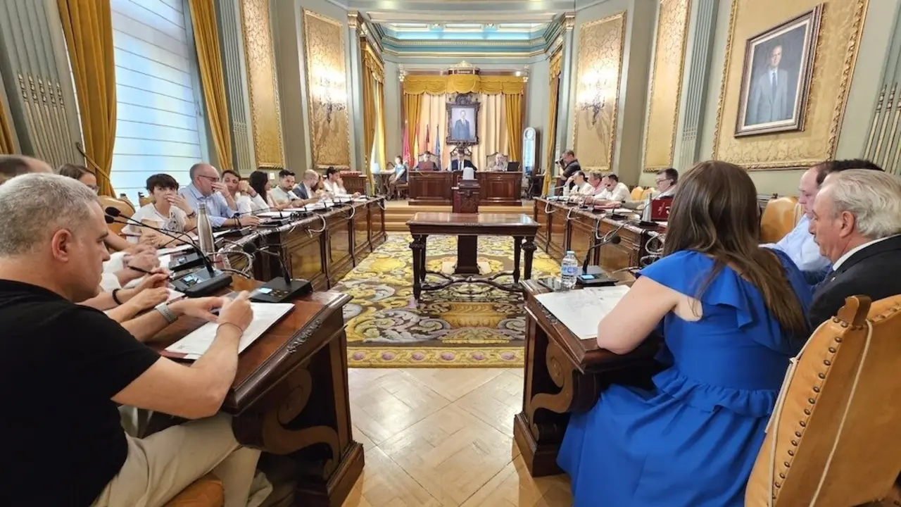 En la imagen un instante del Pleno de la Diputación Provincia de Albacete celebrado este jueves en el Palacio Provincial