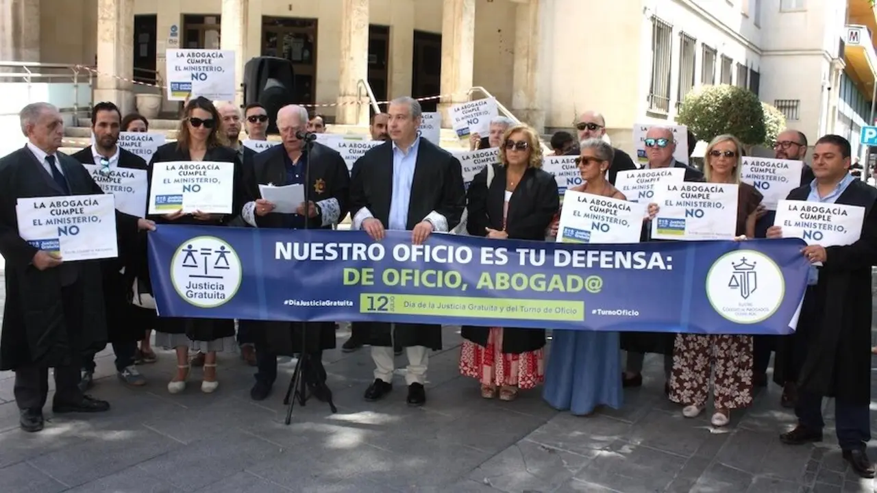 Abogados de oficio en Ciudad Real exigen al Ministerio atienda reivindicaciones