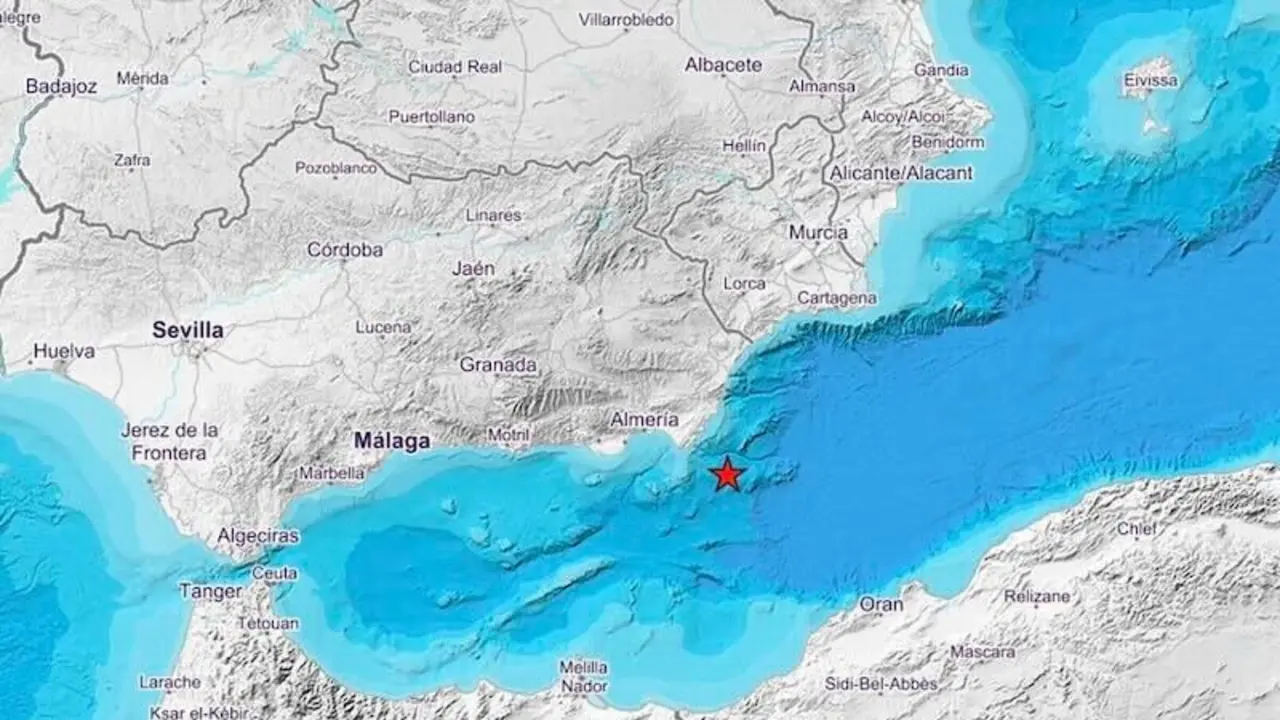 Un terremoto de 5,5 grados de magnitud frente a la costa de Almería se deja sentir en Albacete