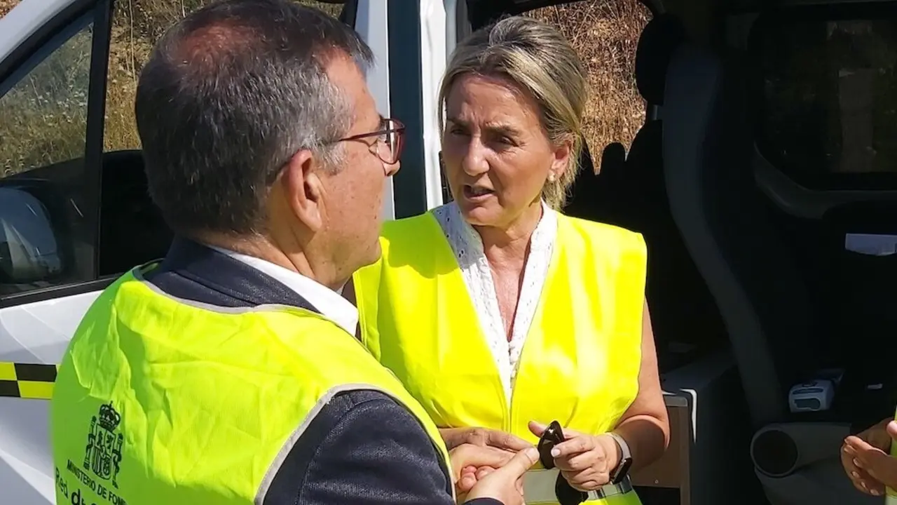 La delegada del Gobierno en Castilla-La Mancha, Milagros Tolón, este lunes durante la presentación de una campaña de la DGT