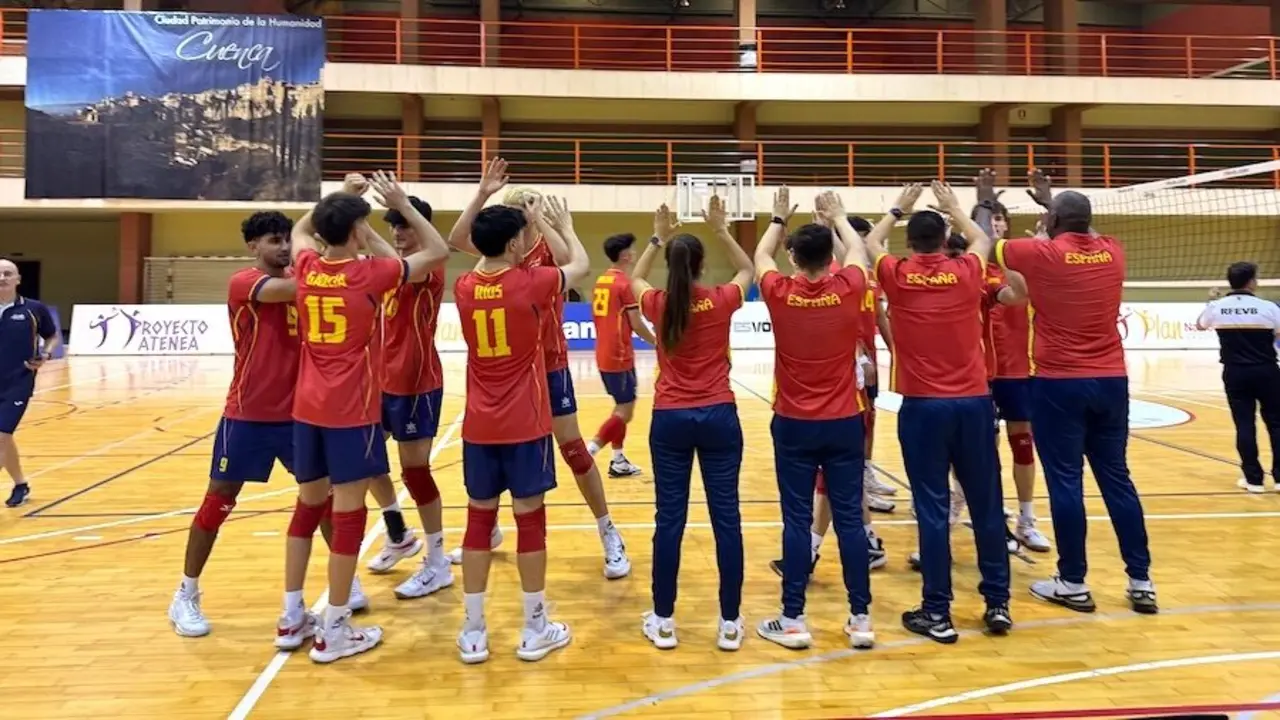 Las selecciones de voleibol se preparan en Cuenca para el Mundial y el Europeo