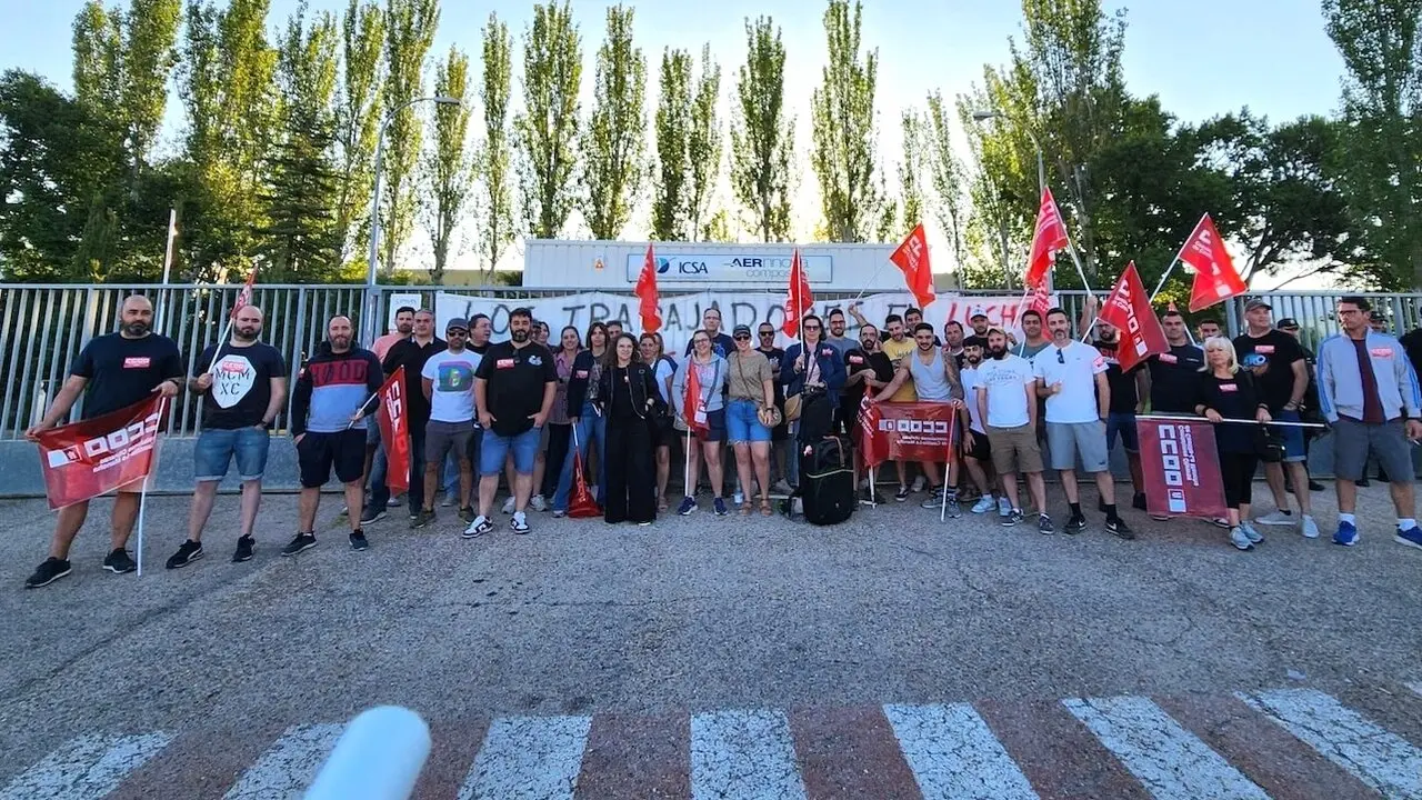 Seguimiento unánime de la primera jornada de huelga en ICSA y AyA, según CCOO