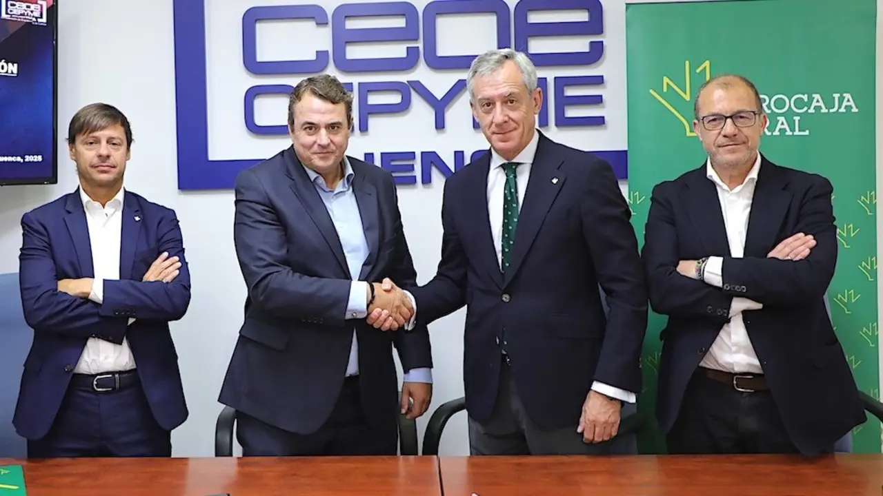 Eurocaja Rural y CEOE-Cepyme Cuenca, aliados para impulsar el desarrollo empresarial