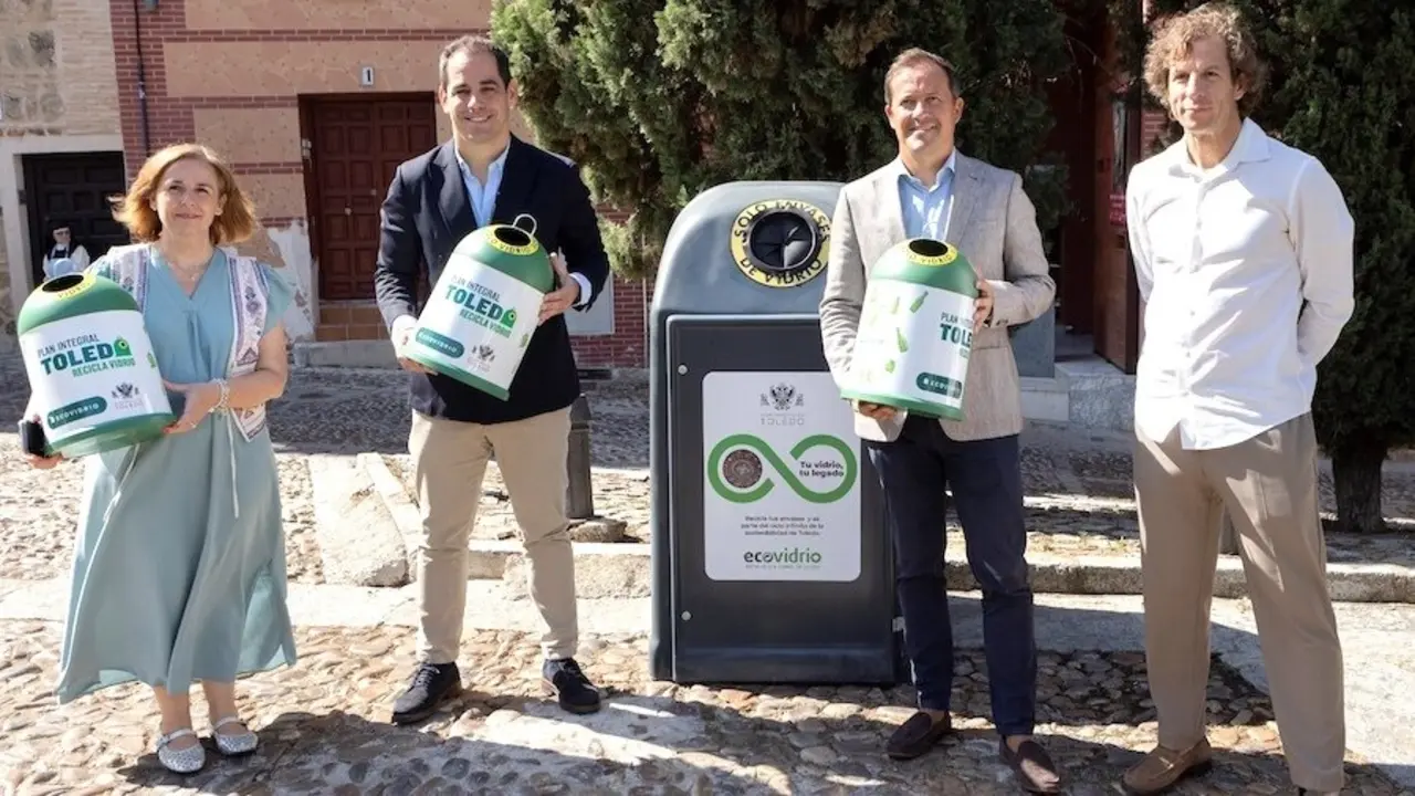 Toledo instala 48 contenedores para impulsar el reciclaje de vidrio en el Casco
