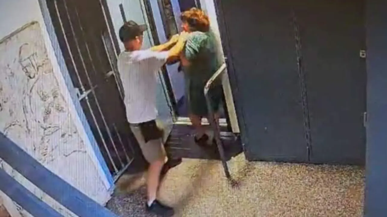 VIDEO. En busca y captura el ladrón que ha asaltado a una anciana en un portal