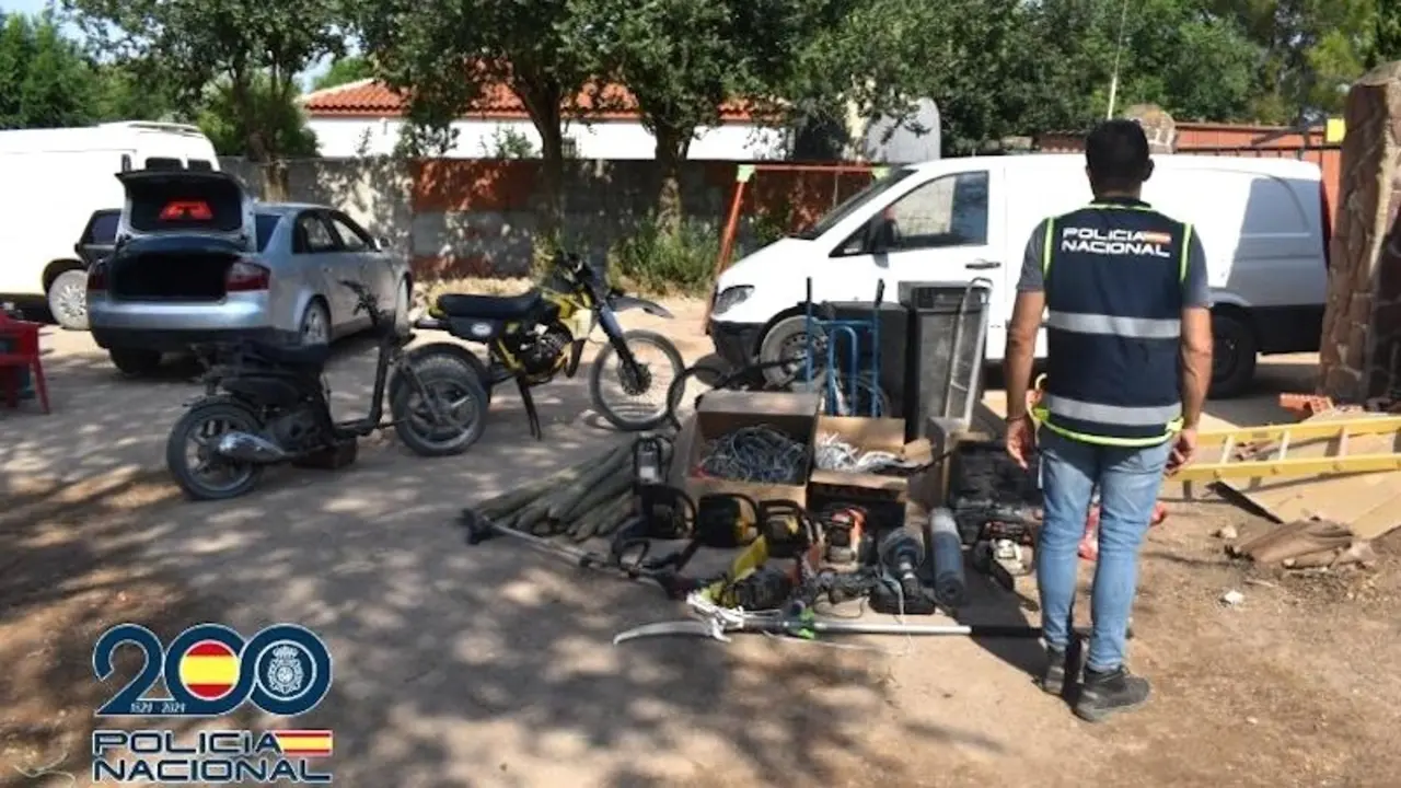 Cinco detenidos por seis robos de cable de cobre de la línea de tren en Ciudad Real