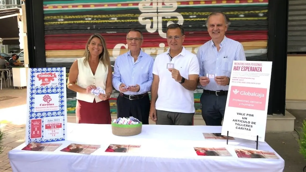 La Tómbola Solidaria de Cáritas Albacete ofrece en su 73 edición 736.321 boletos