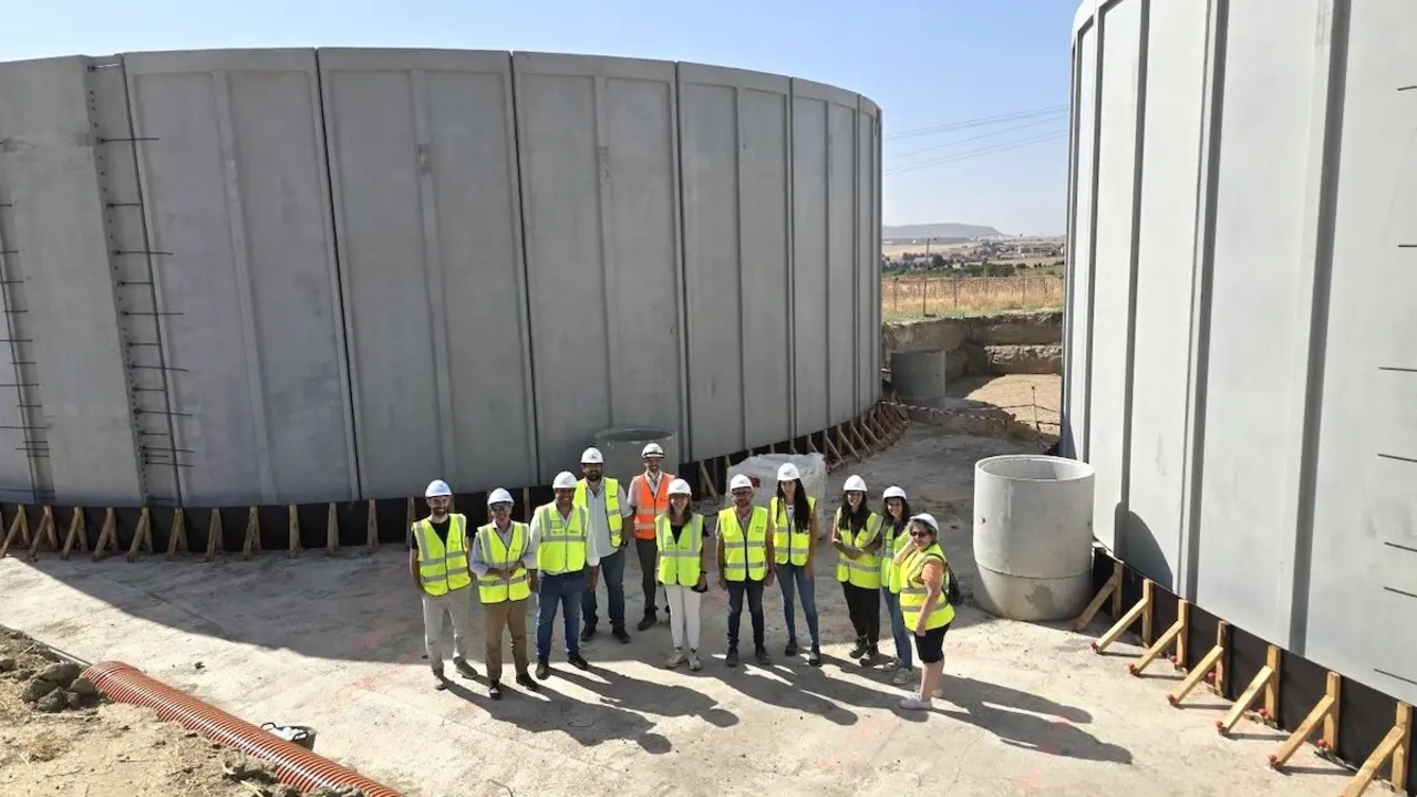 Un nuevo depósito de agua garantiza el desarrollo de Yuncler y Villaluenga de la Sagra