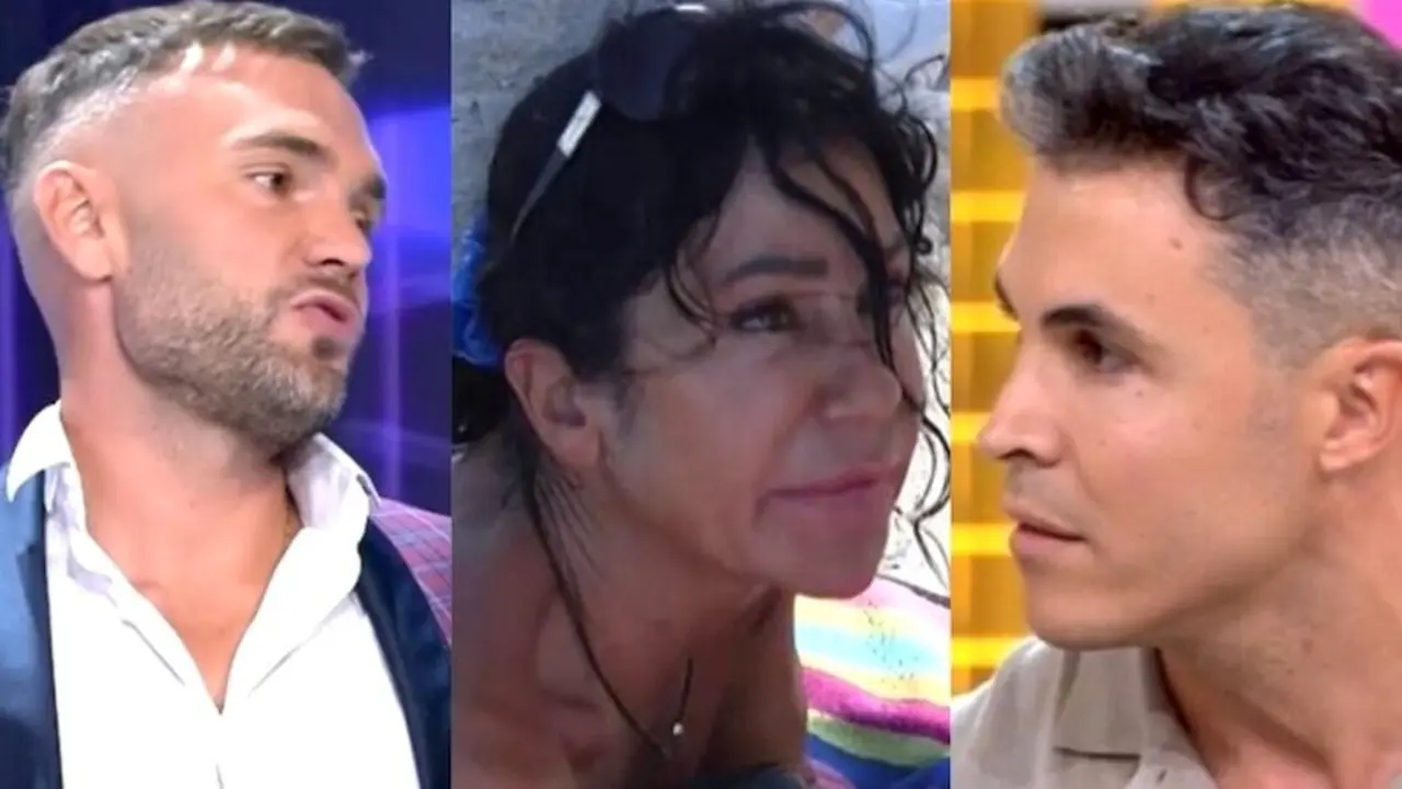 En el fotomontaje Cristian Suescun, Maite Galdeano y Kiko Jiménez