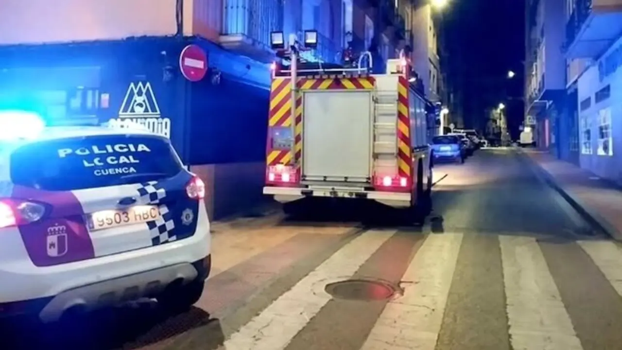 Un incendio calcina la cocina de una vivienda de la calle Ramón y Cajal de Cuenca