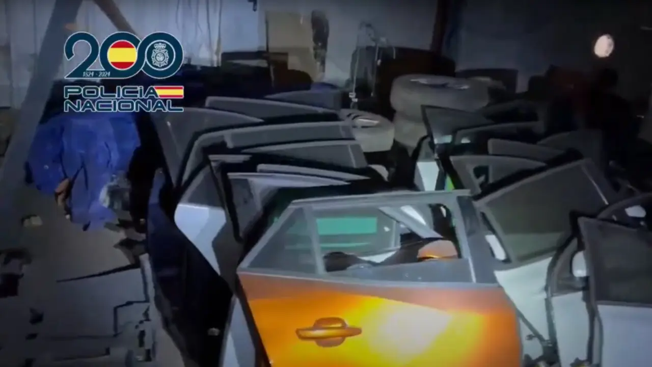 Cae una red criminal que llegó a robar más de 50 coches para venderlos por piezas