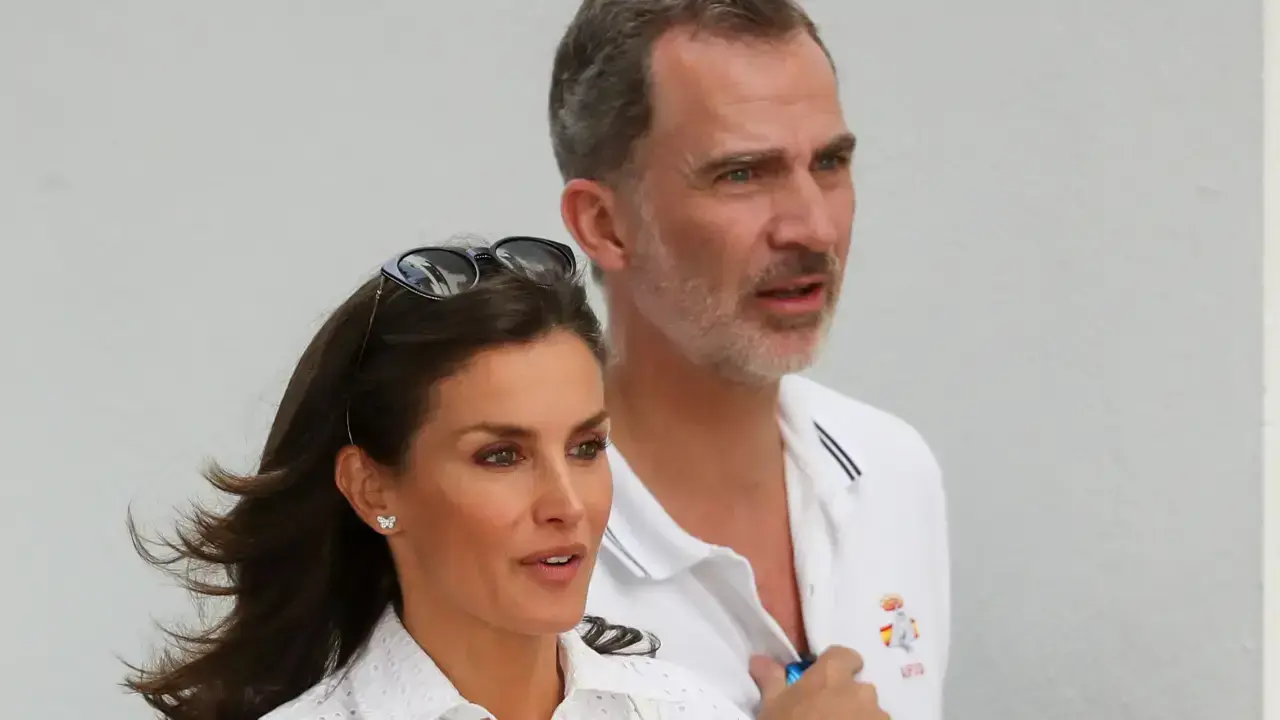 En la imagen de archivo la reina Letizia junto al rey Felipe VI