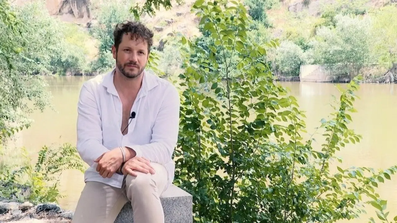 El actor Daniel Diges, en un momento de la entrevista con Europa Press