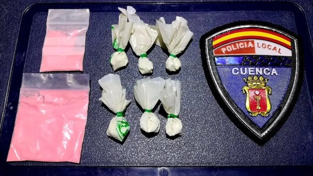 Detenido en Cuenca un conductor con cocaína en su coche tras intentar huir a pie