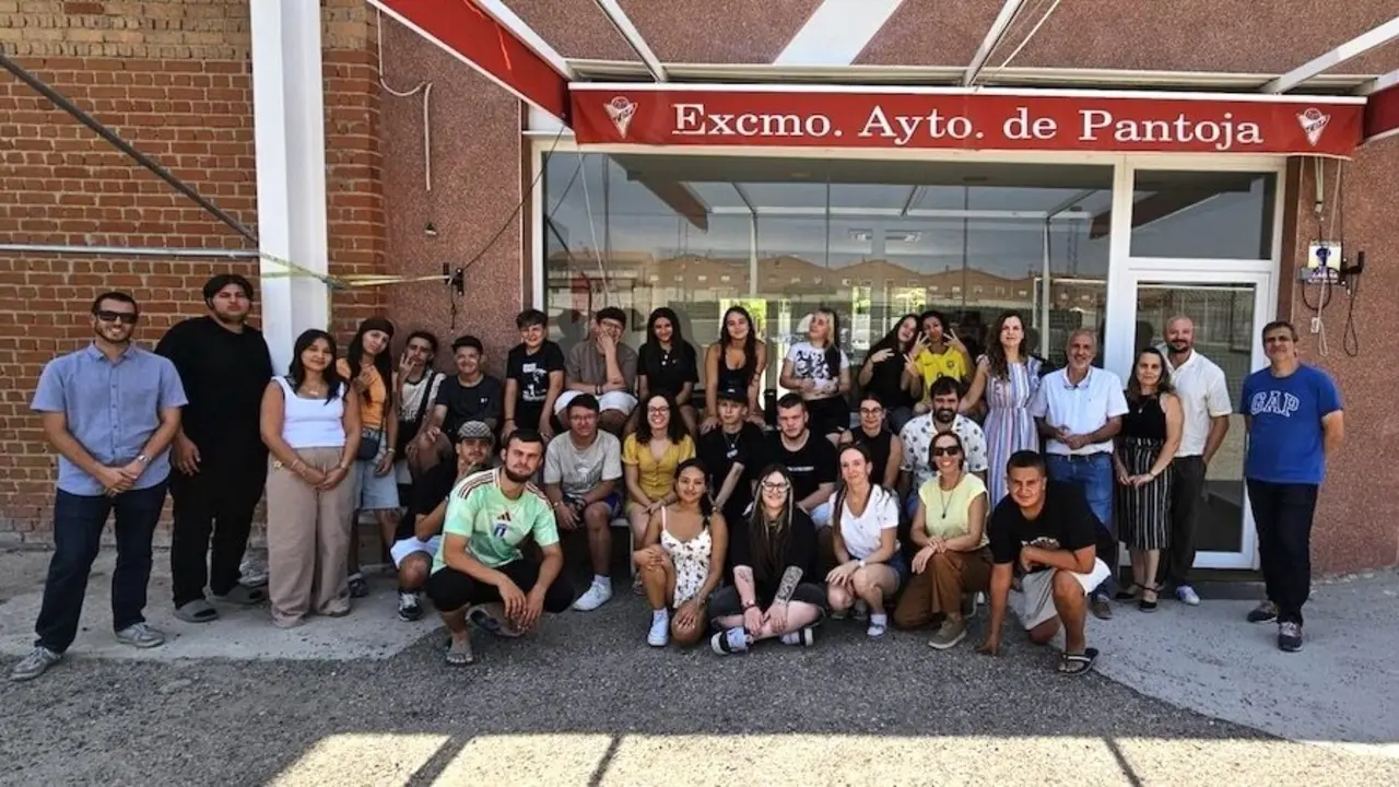 El Proyecto KIEU reúne a jóvenes de España y Francia en la localidad toledana de Pantoja