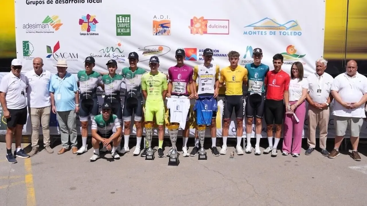 Adrián Benito se proclama vencedor de la I Vuelta Ciclista a Castilla-La Mancha Leader