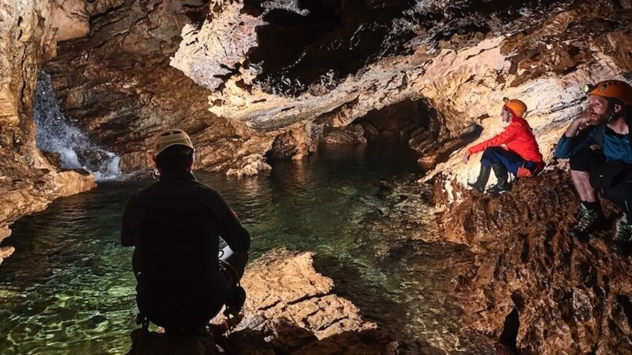 Imagen de archivo de la cueva de los Chorros del río Mundo en Albacete