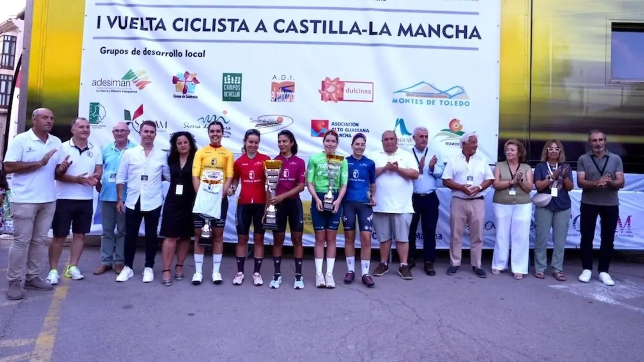 Agua Marina Espinola, primera vencedora de la Vuelta a Castilla-La Mancha Leader femenina