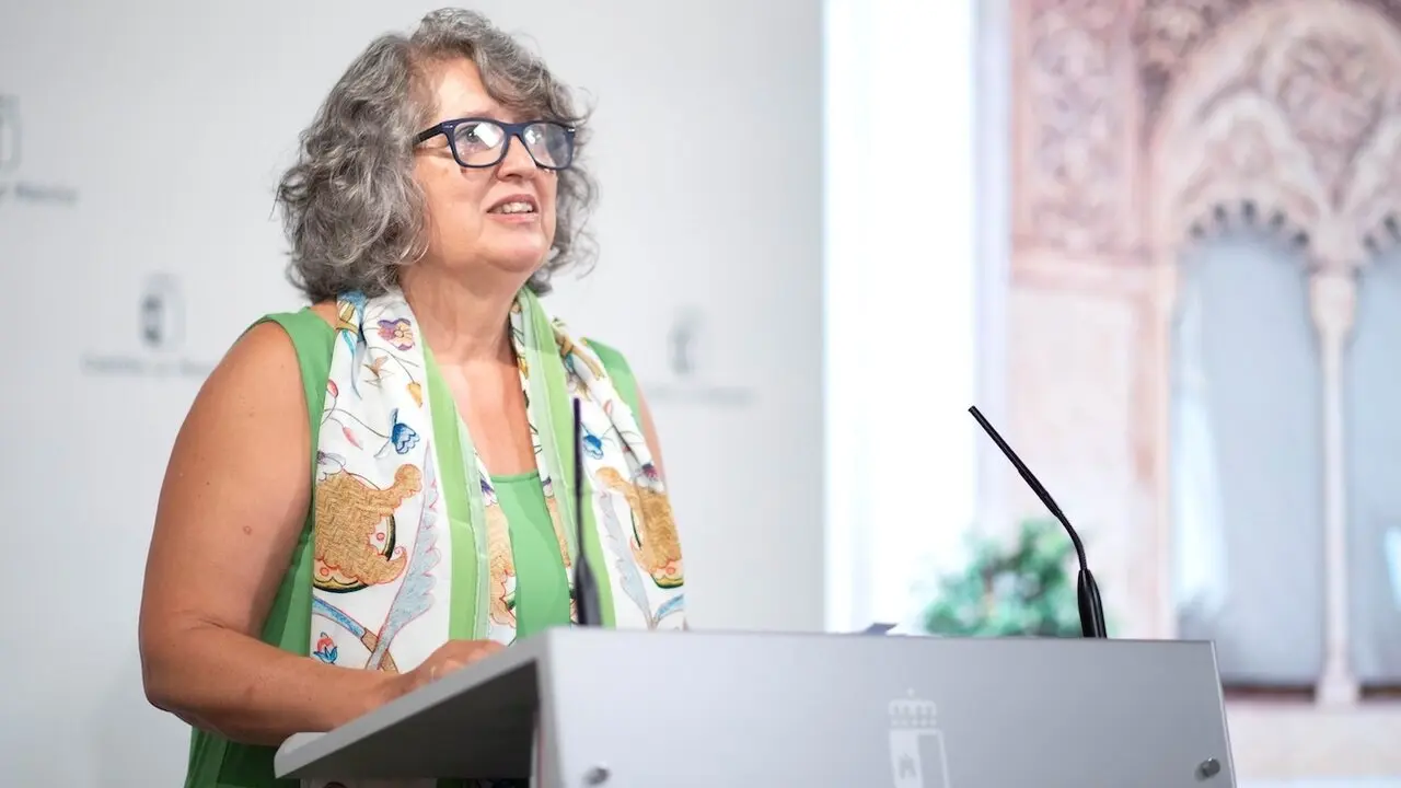 La consejera de Desarrollo Sostenible de Castilla-La Mancha, Mercedes Gómez, ha informado en rueda de prensa de asuntos de su departamento abordados en el Consejo de Gobierno