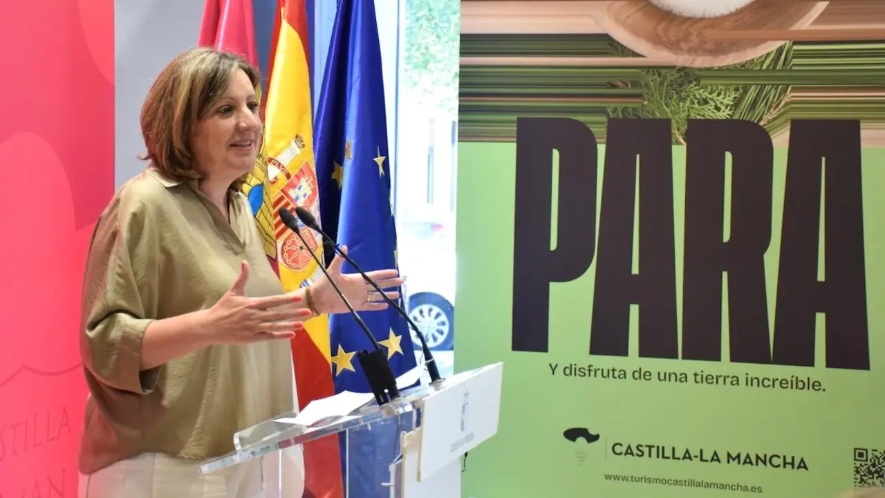 La consejera de Economía, Empresas y Empleo de Castilla-La Mancha, Patricia Franco, ha informado del nuevo récord que marca el turismo rural de la región