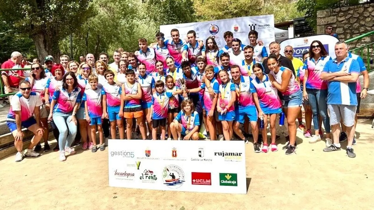 El Piragüismo Cuenca se cuelga 23 medallas y roza la gloria en la Puente a Puente